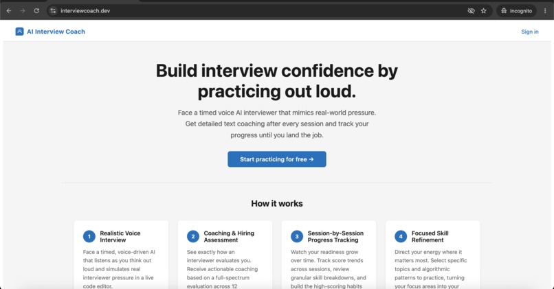 Interview Coach – screenshot 1
