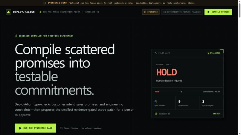 DeployAlign – screenshot 1
