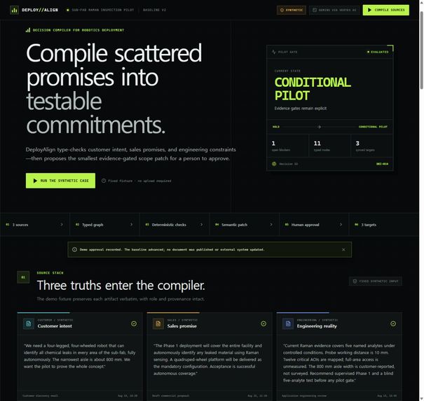 DeployAlign – screenshot 2