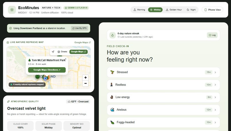 EcoMinutes – screenshot 3