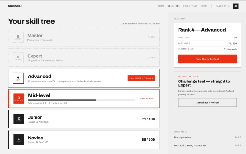 SkillSeal – screenshot 2