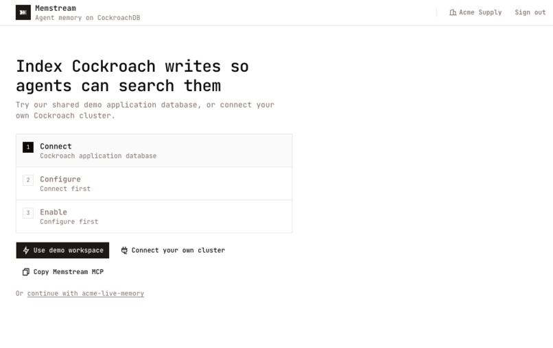 Memstream – screenshot 2