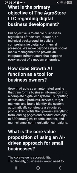 The AgroStore AI Growth Platform – screenshot 5