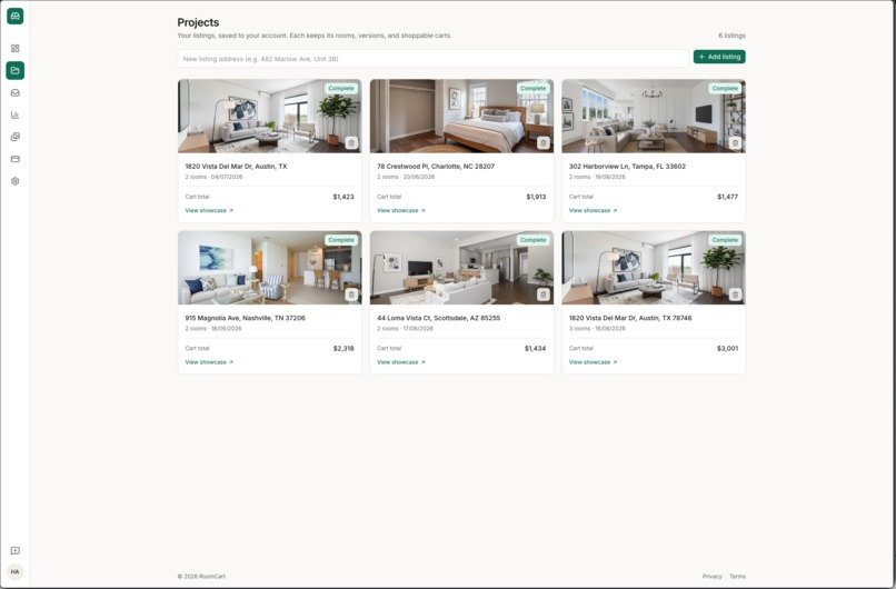 RoomCart – screenshot 5