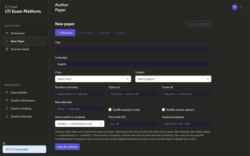 ICTExam – screenshot 5