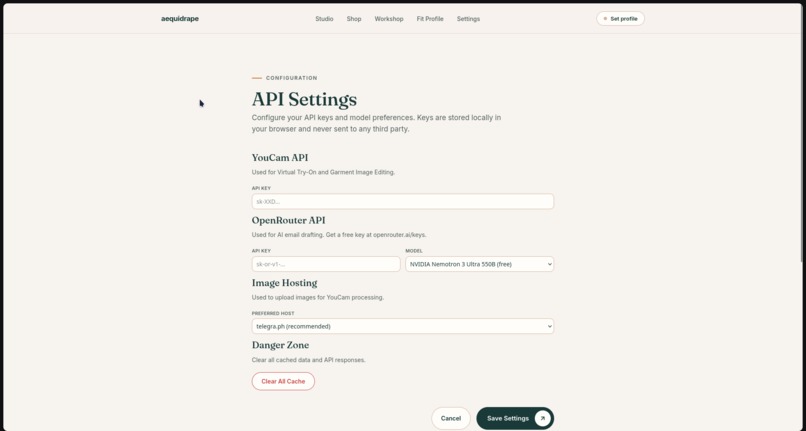 Aequidrape – screenshot 1
