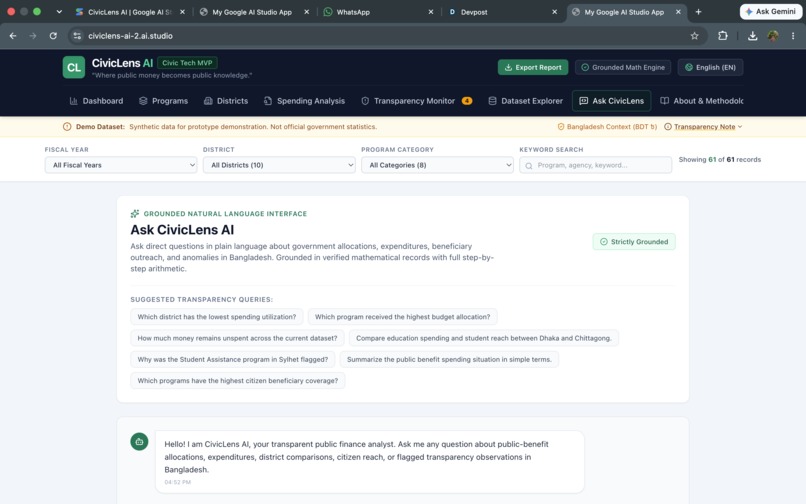CivicLens AI – screenshot 1
