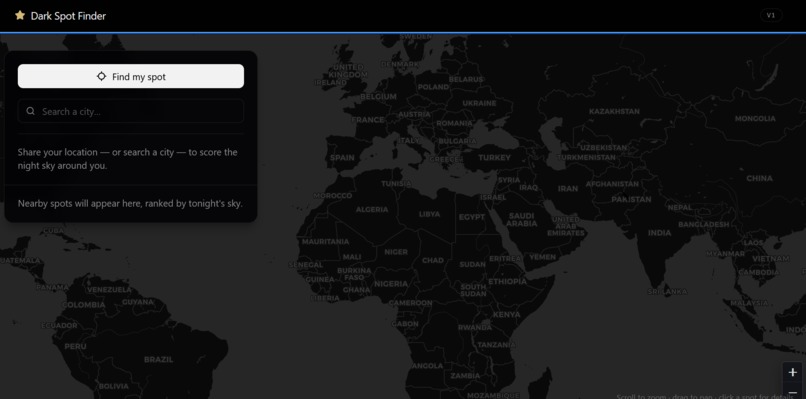DARKSPORT FINDER – screenshot 1