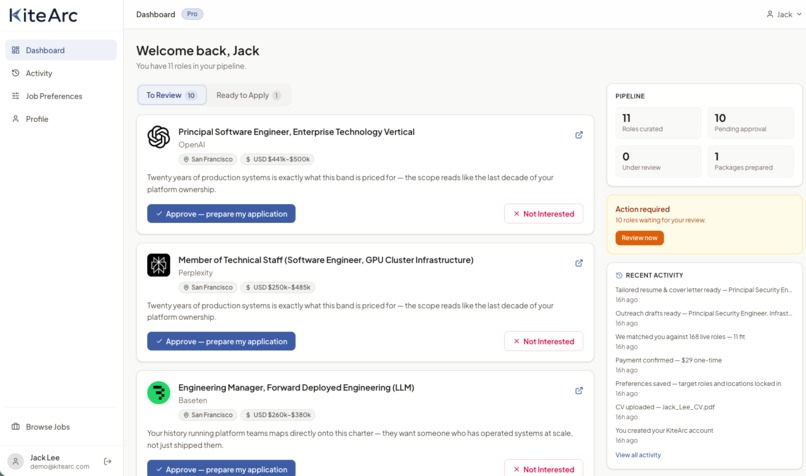 KiteArc – screenshot 3