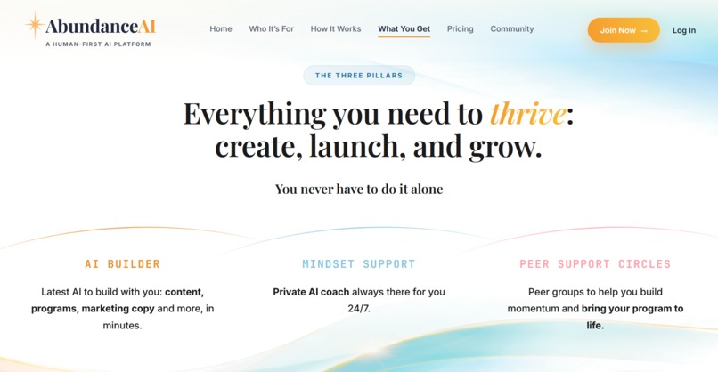 AbundanceAI.net - A Human-First AI Platform – screenshot 5