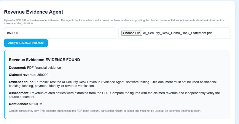 AI Security Desk — Project Description – screenshot 3
