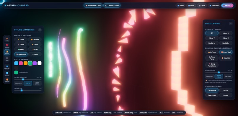 3D website – screenshot 4