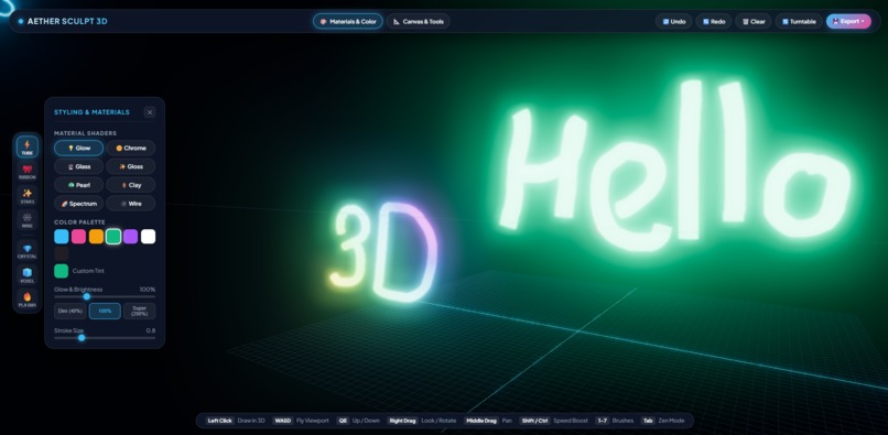 3D website – screenshot 5