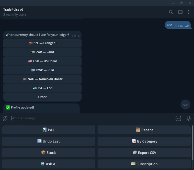 tradepulse-ai – screenshot 1