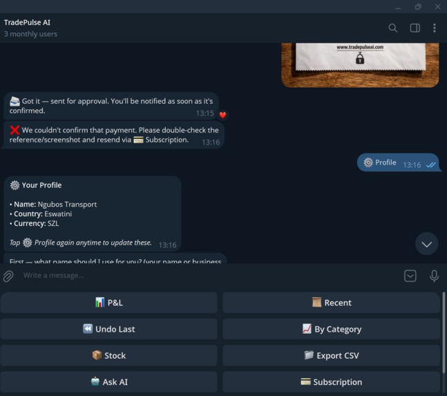 tradepulse-ai – screenshot 12