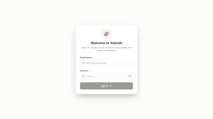 SalonAI - WhatsApp Bookings Dashboard – screenshot 1
