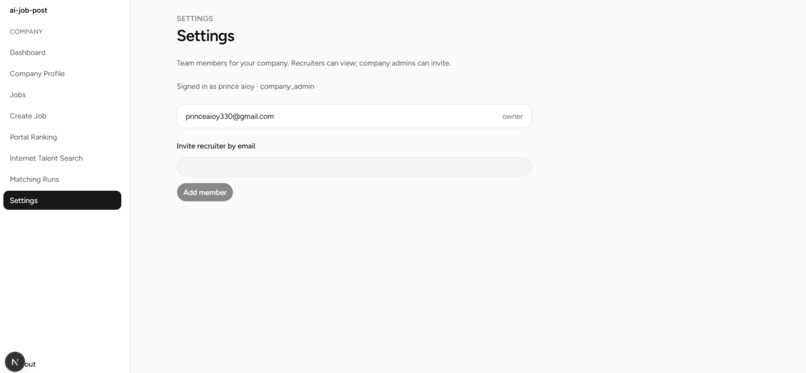 ai-job-post – screenshot 1
