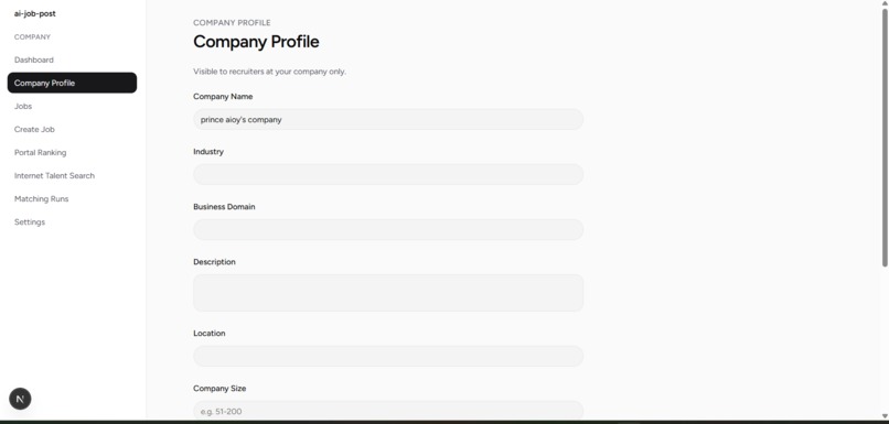 ai-job-post – screenshot 4