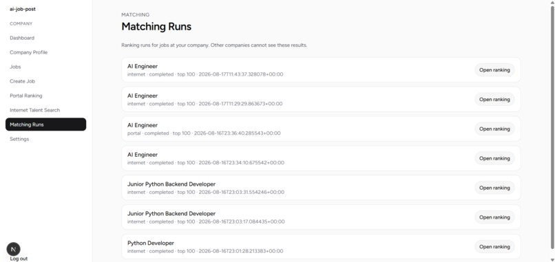 ai-job-post – screenshot 7