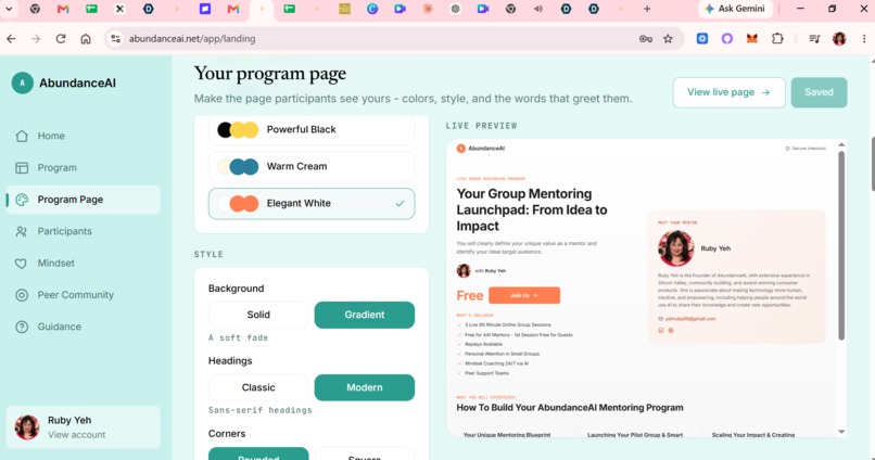 AbundanceAI.net - A Human-First AI Platform – screenshot 8