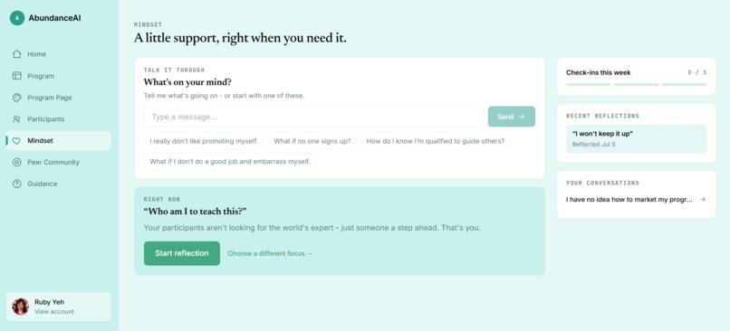 AbundanceAI.net - A Human-First AI Platform – screenshot 9