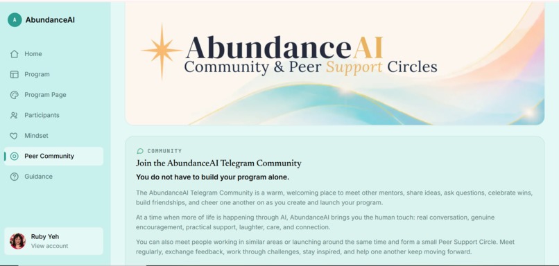 AbundanceAI.net - A Human-First AI Platform – screenshot 10