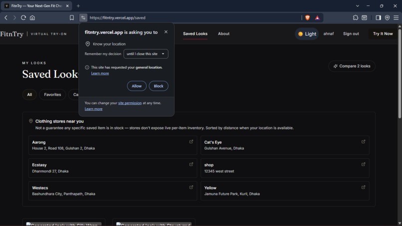 FitnTry – screenshot 3