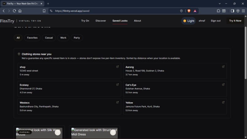 FitnTry – screenshot 4