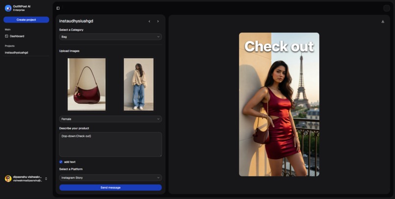 OutfitPost-AI  – screenshot 3