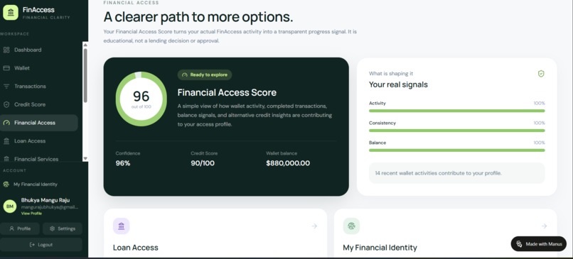 FinAccess — AI-Powered Financial Access for Everyone – screenshot 10
