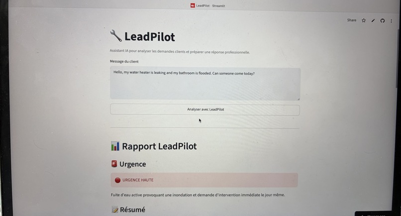 LeadPilot – screenshot 2