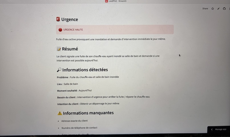 LeadPilot – screenshot 3