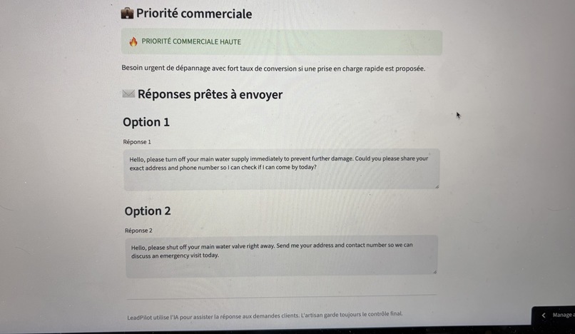LeadPilot – screenshot 5