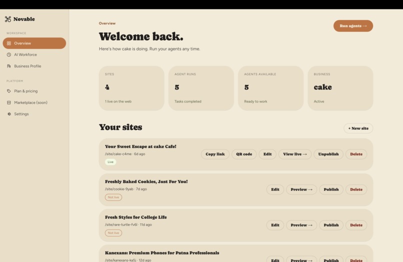 Novable – screenshot 5