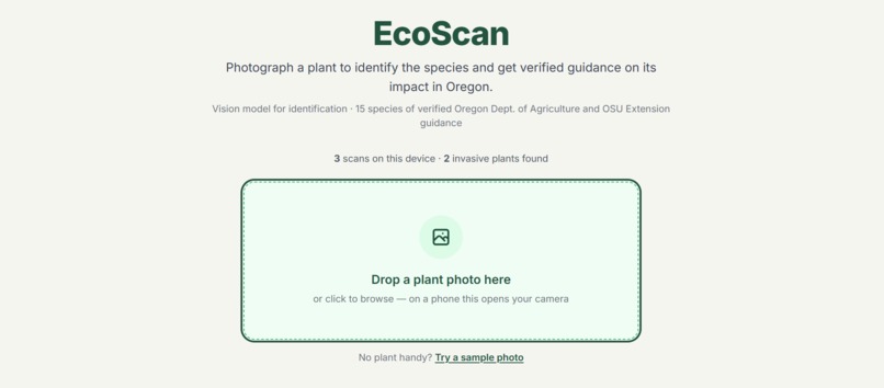 EcoScan – screenshot 1