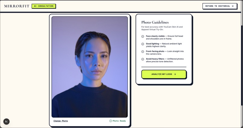 **MirrorFit** – screenshot 3