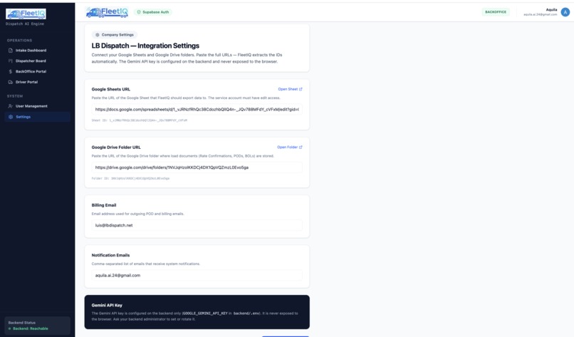 FleetIQ – screenshot 5