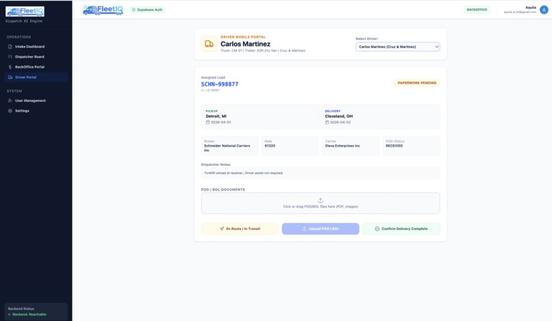 FleetIQ – screenshot 6