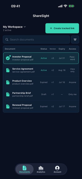 ShareSight – screenshot 1