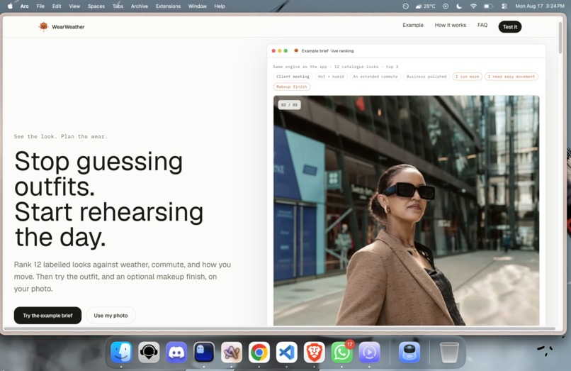 Wearwheather – screenshot 1