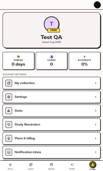 Flashi: AI Flashcards – screenshot 1