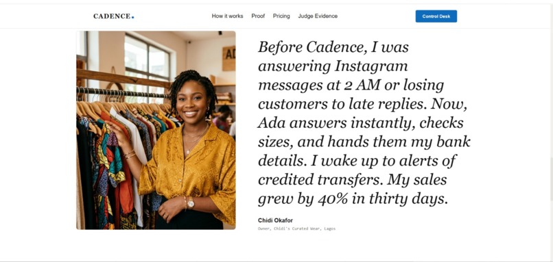 CADENCE – screenshot 2