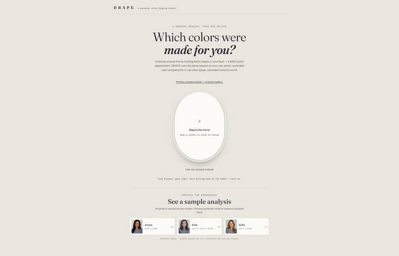 DRAPE – screenshot 1