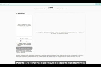 Palette: AI Personal Color Studio