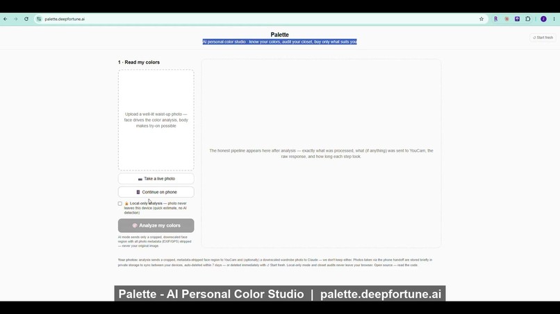 Palette: AI Personal Color Studio – screenshot 3