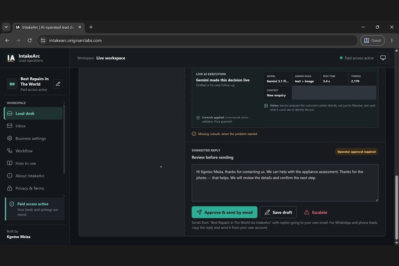 IntakeArc – screenshot 4