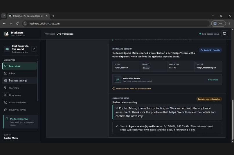 IntakeArc – screenshot 6