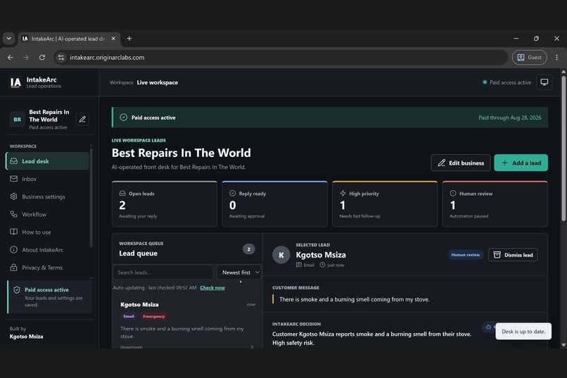 IntakeArc – screenshot 7