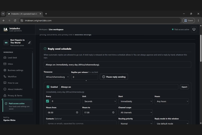 IntakeArc – screenshot 9
