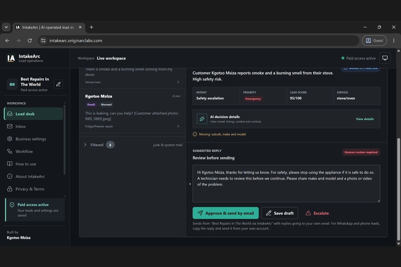 IntakeArc – screenshot 10